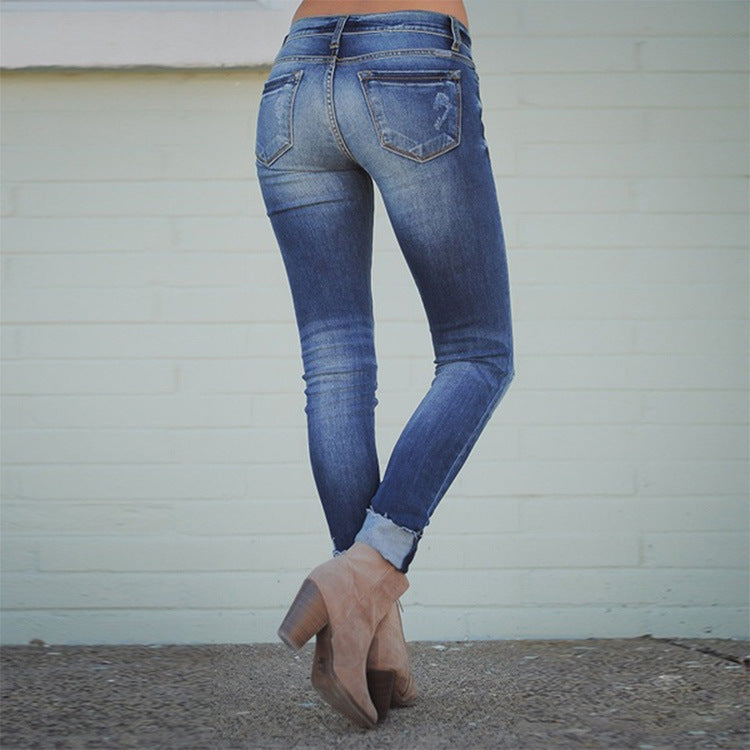 Jeans Women's Slim Slimming Sexy Women's