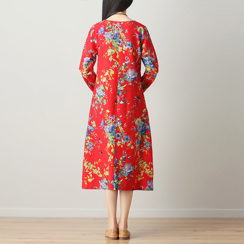 Ethnic style long dress