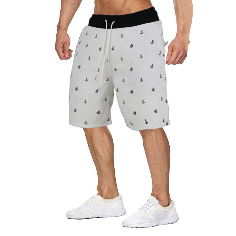 Men's Lightweight Quick Dry Beach Print Shorts