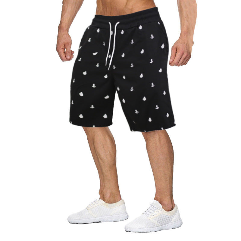 Men's Lightweight Quick Dry Beach Print Shorts