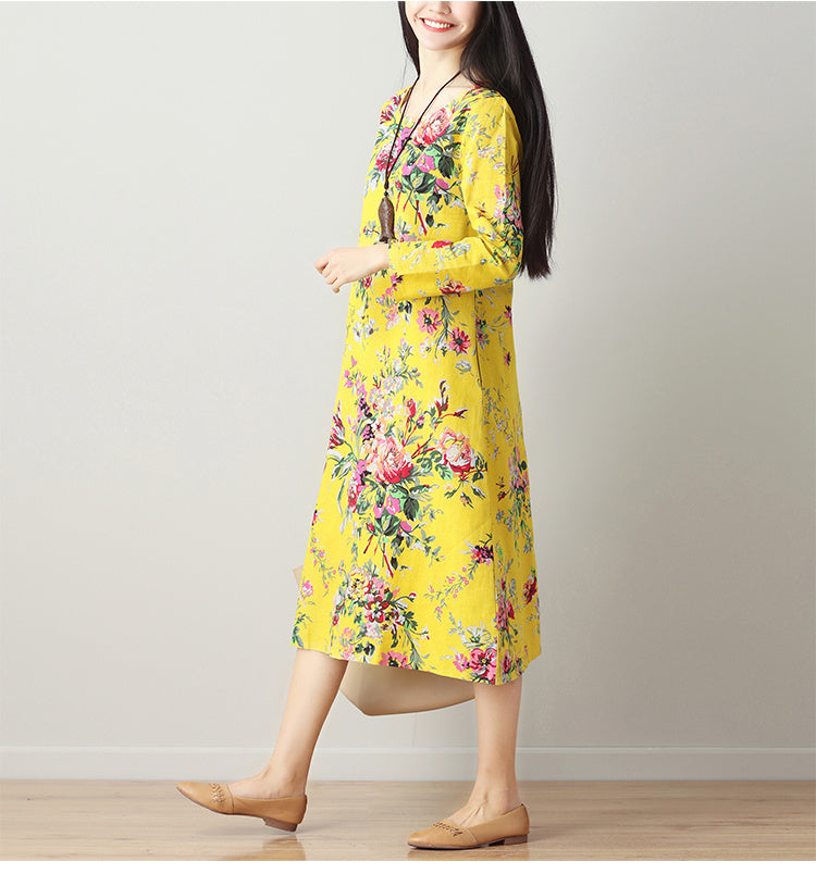 Ethnic style long dress