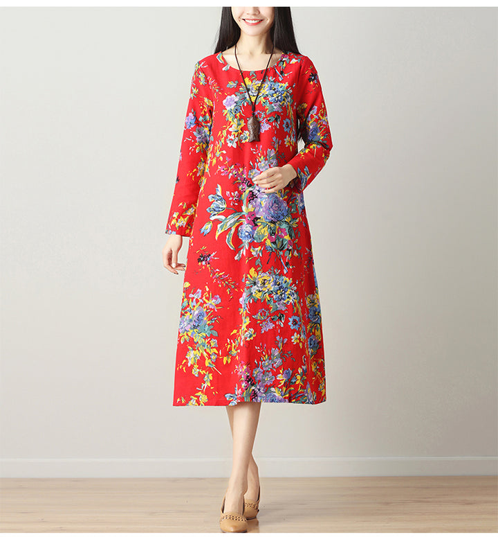Ethnic style long dress