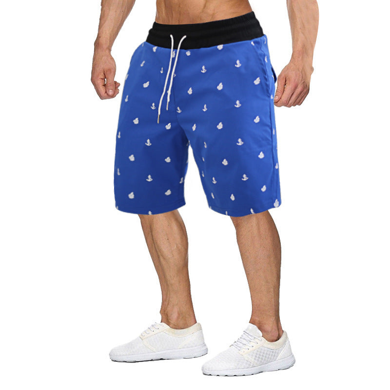 Men's Lightweight Quick Dry Beach Print Shorts